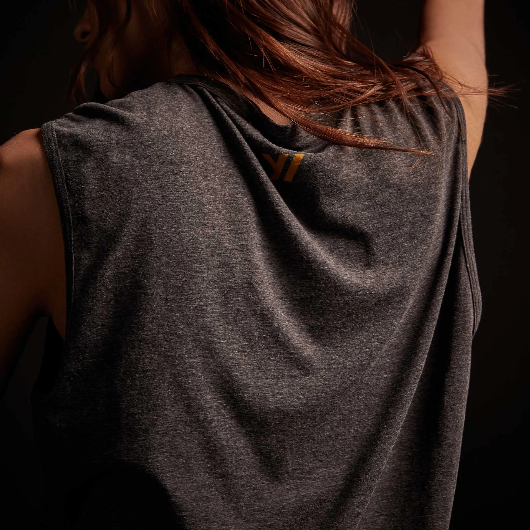 Melange Jersey Muscle Tank - Black sold by James Perse product image thumbnail 4