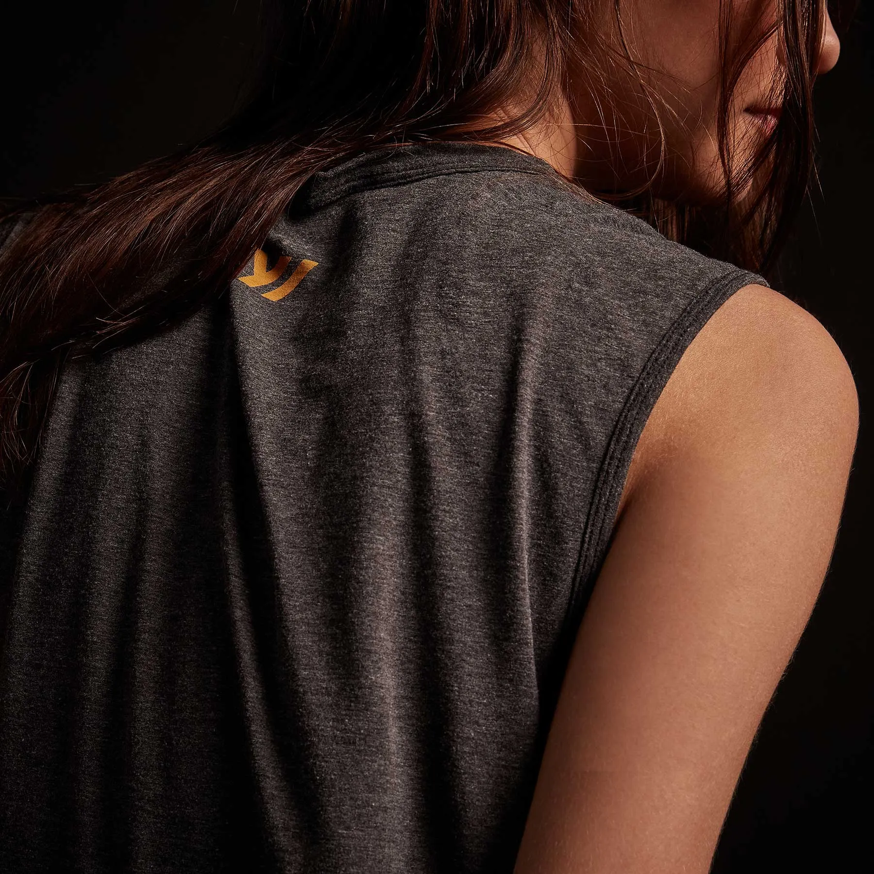 Melange Jersey Muscle Tank - Black sold by James Perse product image thumbnail 3