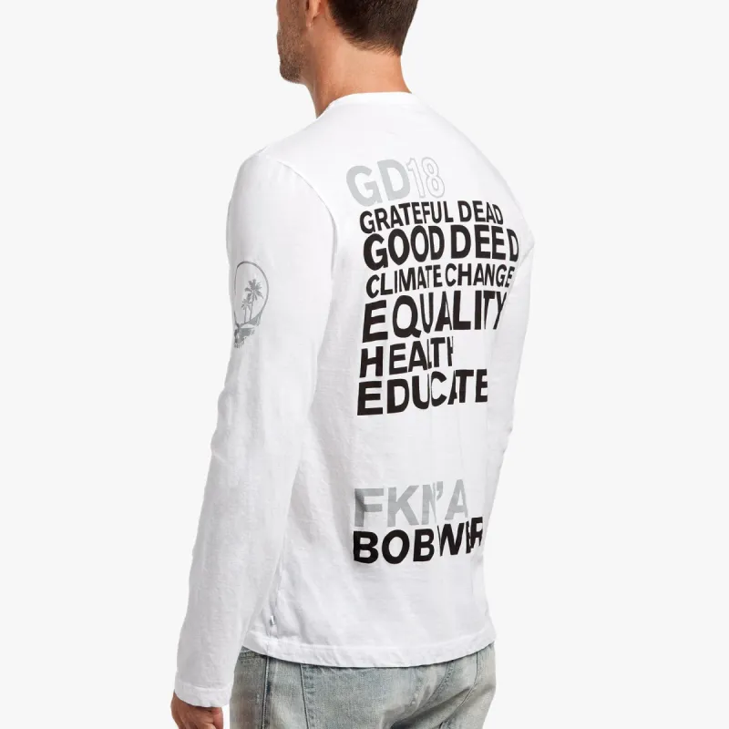 Long Sleeve Crew - White sold by James Perse
