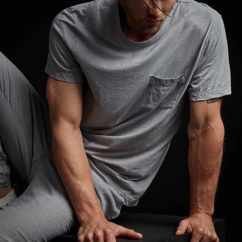 Recycled Lotus Jersey Pocket Tee - Ore made by James Perse