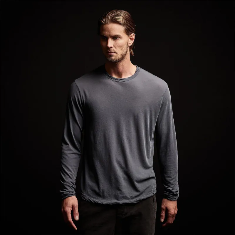 L/S Crew Neck Tee - Maine sold by James Perse