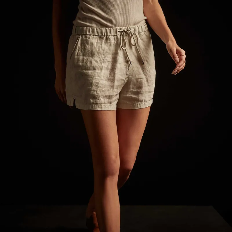 Lightweight Linen Short - Paste Pigment sold by James Perse