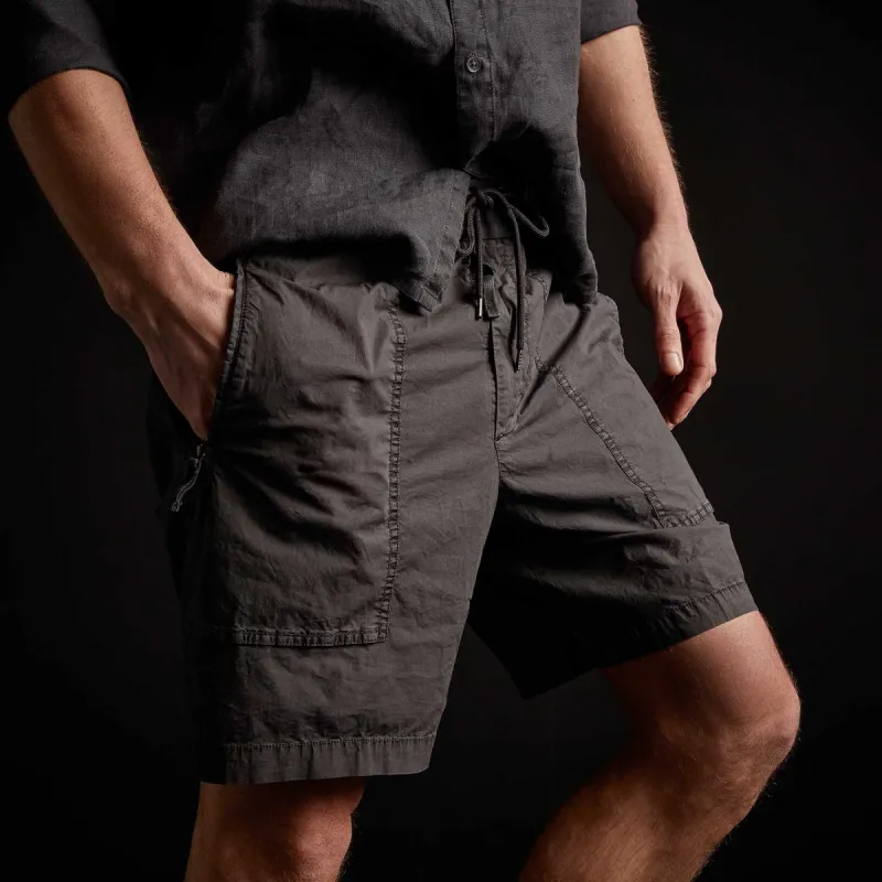 Zipper Pocket Short - Magma Pigment sold by James Perse