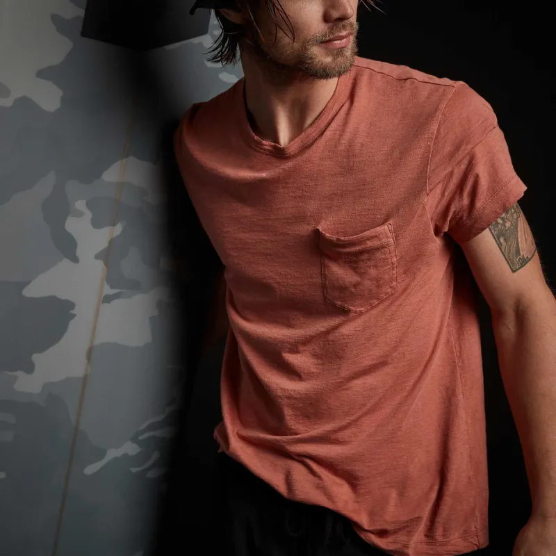 Recycled Lotus Jersey Pocket Tee - Foliage made by James Perse