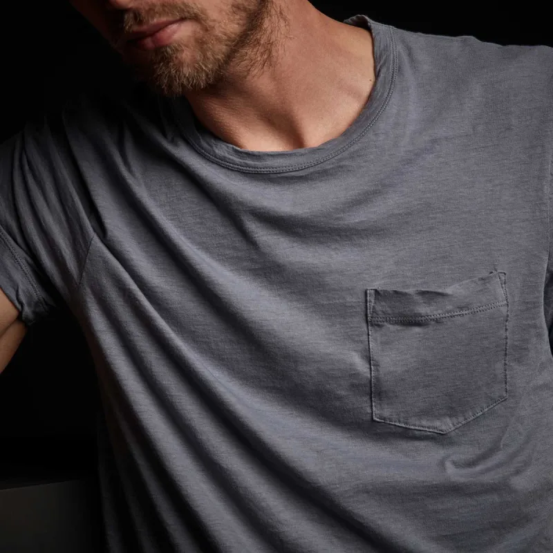 Recycled Lotus Jersey Pocket Tee - North made by James Perse