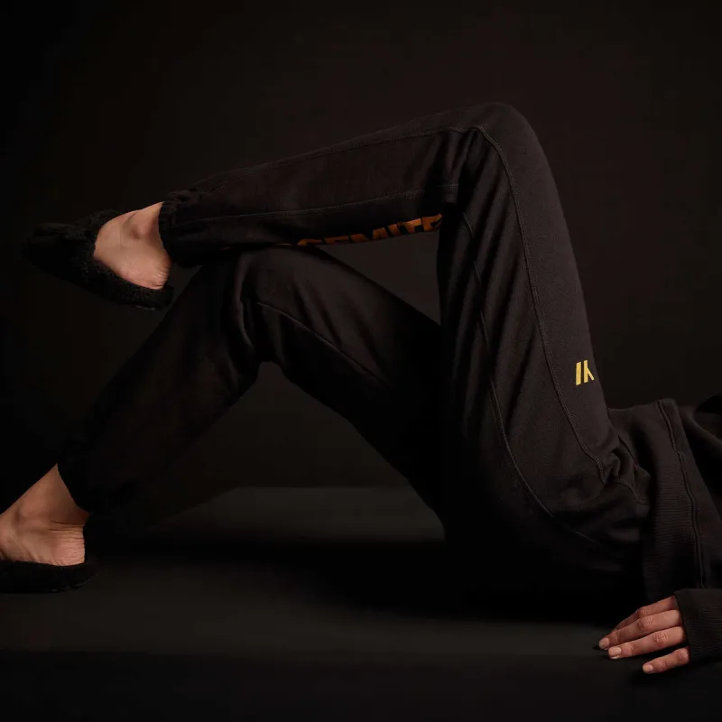 Y/OSEMITE Classic French Terry Sweatpant - Black/Cadmium sold by James Perse