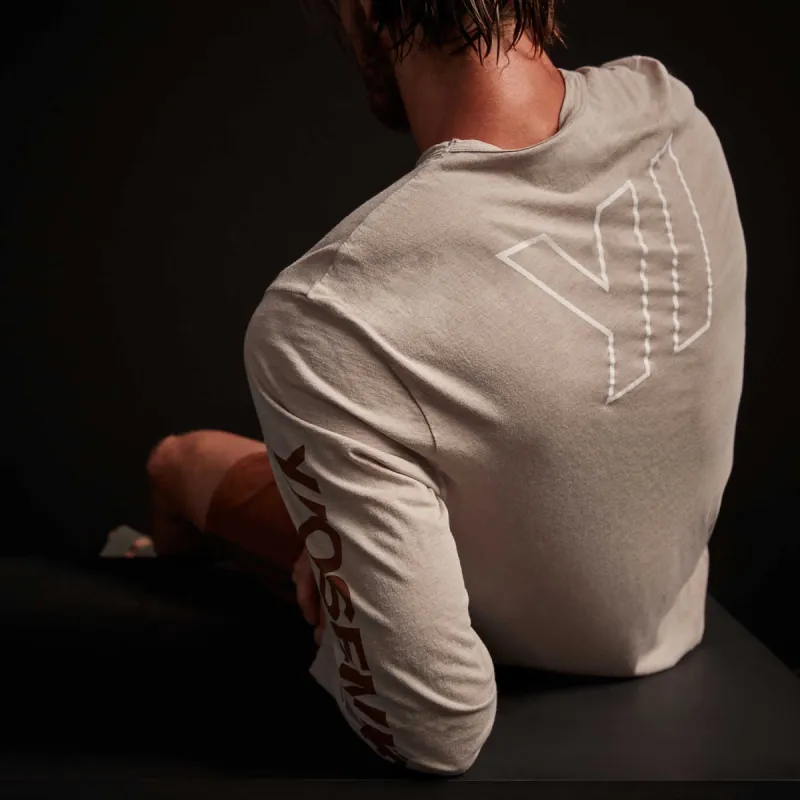 Y/OSEMITE Melange Tech Jersey Crew - Dapple sold by James Perse