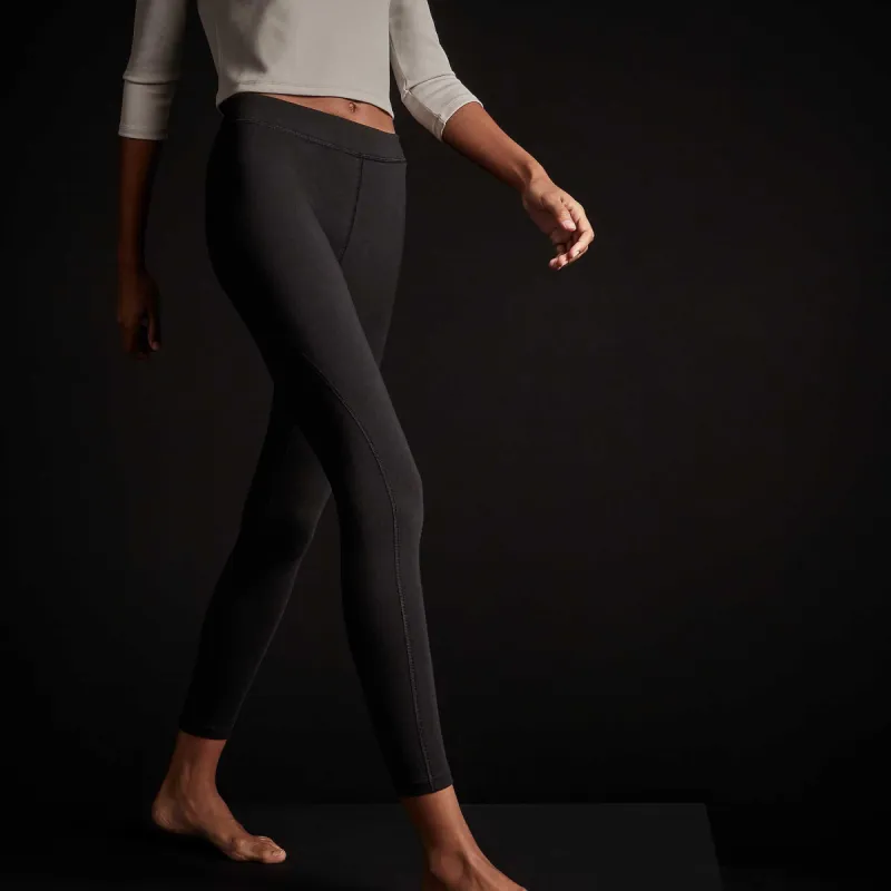 Y/OSEMITE Spiral Seam Yoga Pant - True Black sold by James Perse