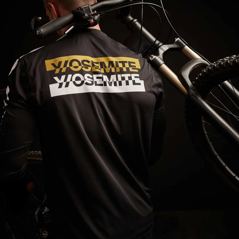 Y/OSEMITE Graphic Striped Performance Tee - Black/White sold by James Perse