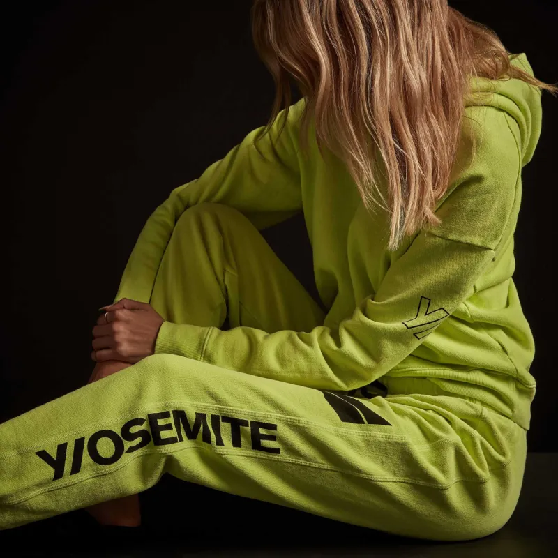 Y/OSEMITE French Terry Sweatpant - Bright Neon/Black sold by James Perse