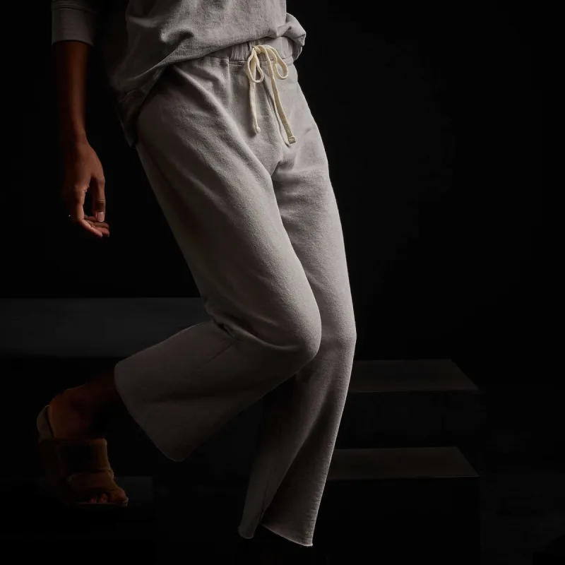 Vintage French Terry Cutoff Sweatpant - Fog Pigment sold by James Perse