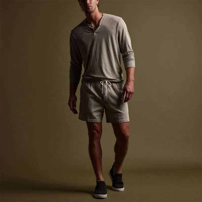 Slub Cotton Easy Short - Mineral Pigment sold by James Perse