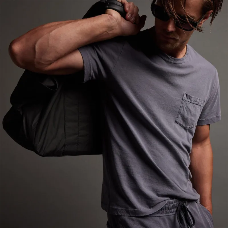 Lightweight Jersey Pocket Tee - Flannel Pigment sold by James Perse
