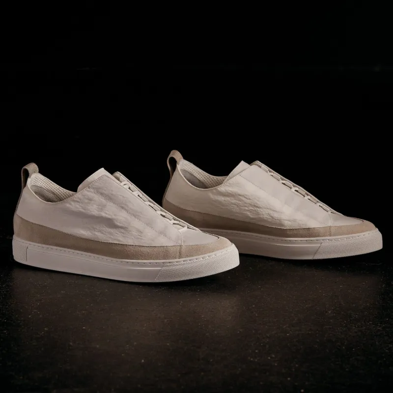 Solstice Sneaker - White/Taupe sold by James Perse