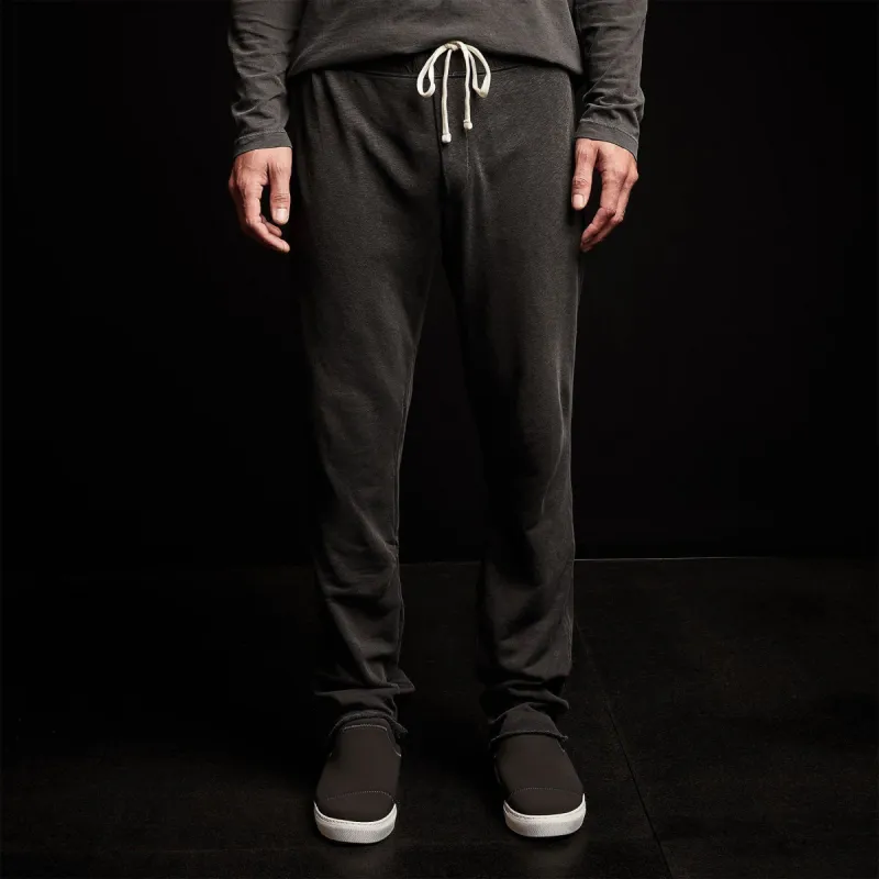 Vintage Fleece Contrast Waist Sweatpant - Carbon Pigment sold by James Perse