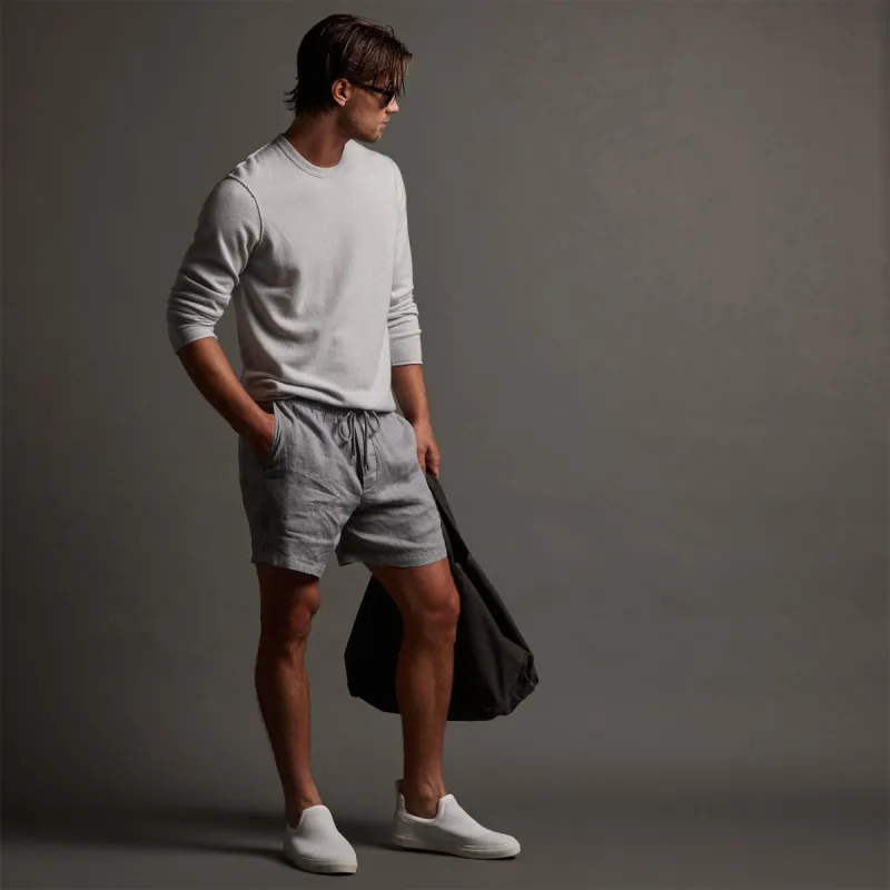 Lightweight Linen Short - Breeze Pigment sold by James Perse