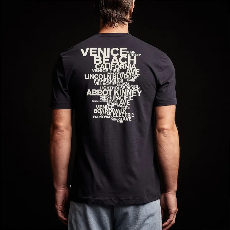 Venice Beach Graphic Tee - Deep sold by James Perse