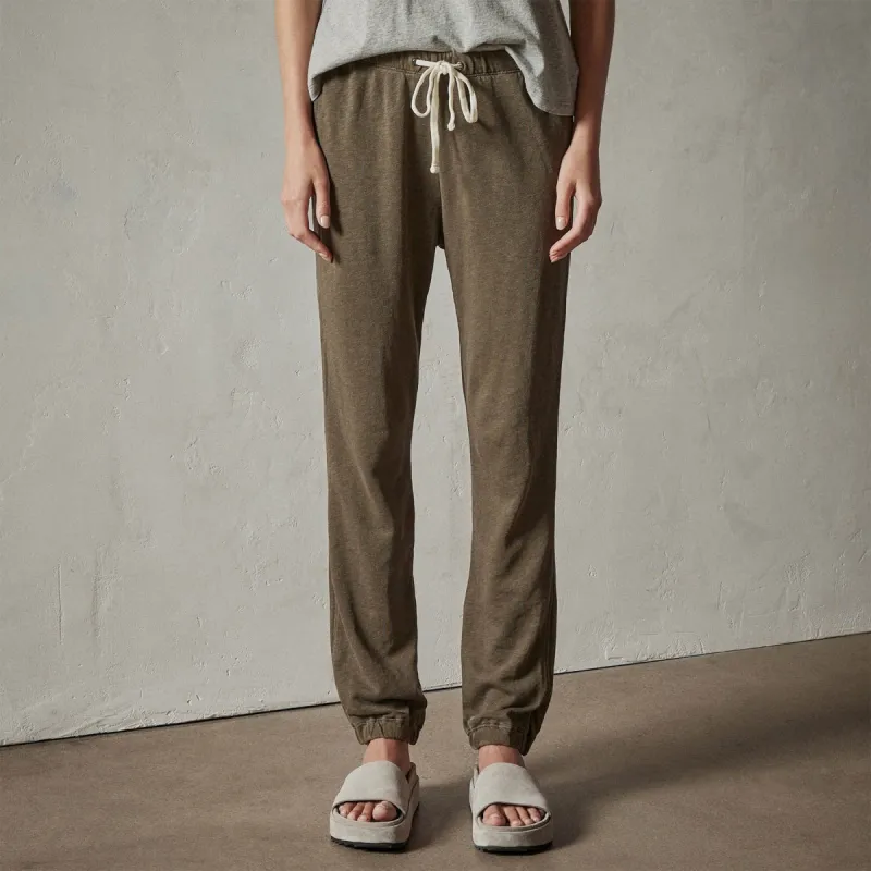 French Terry Sweat Pant - Burdock Pigment sold by James Perse