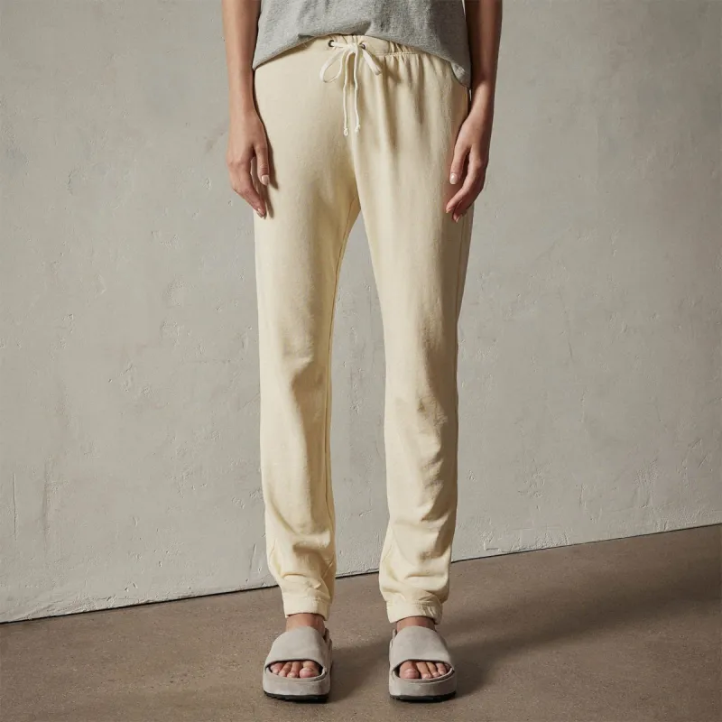 French Terry Sweat Pant - Gesso Pigment sold by James Perse