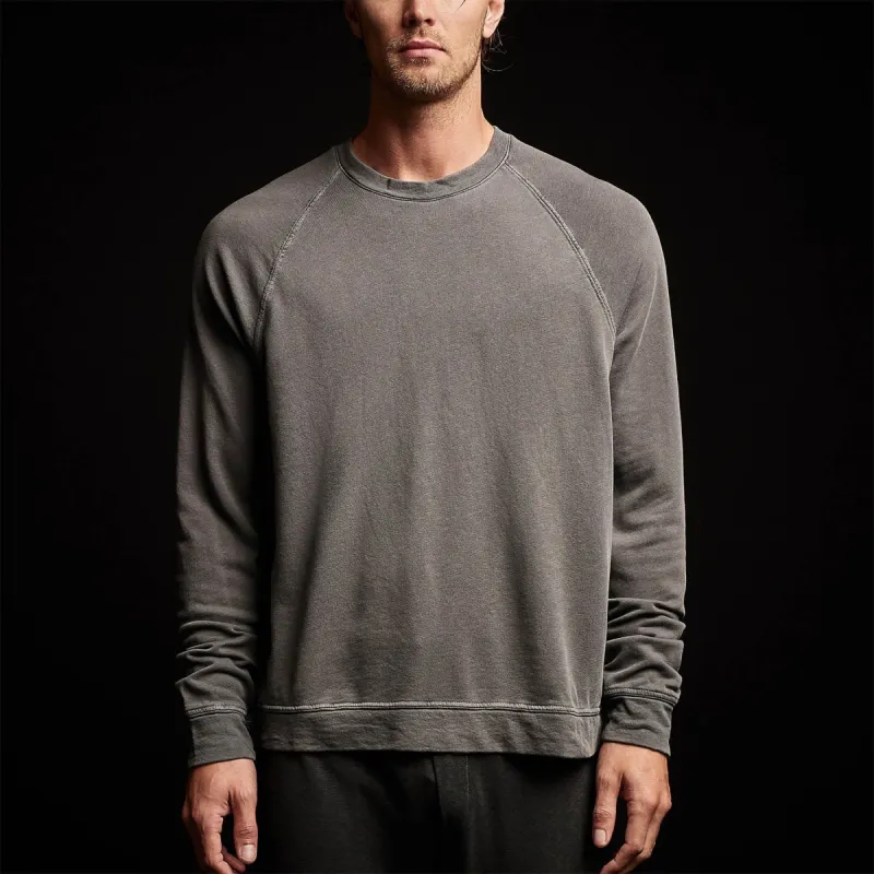 French Terry Raglan Sweatshirt - Jungle Pigment sold by James Perse
