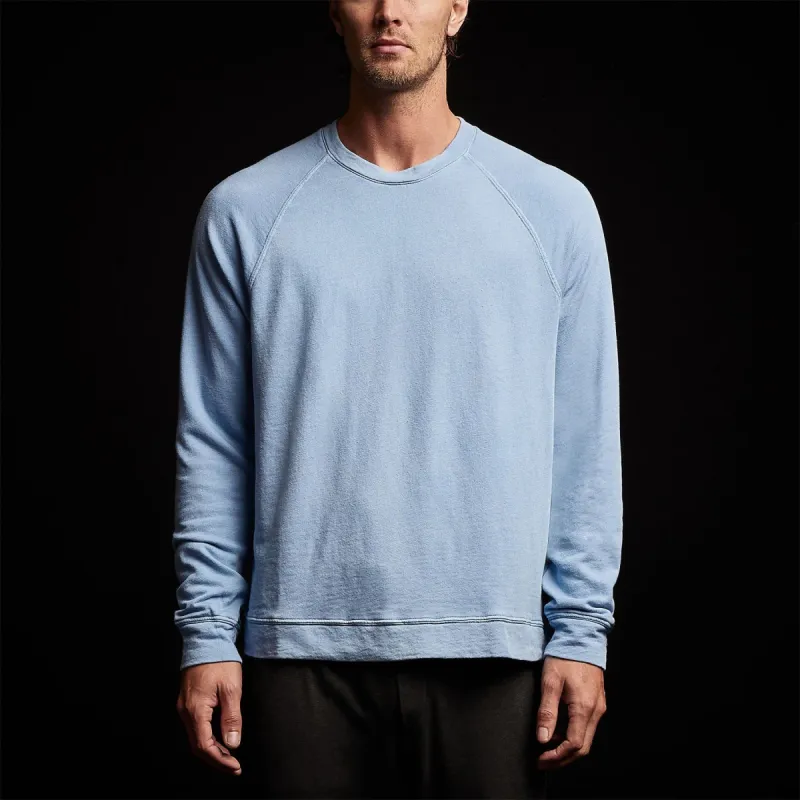French Terry Raglan Sweatshirt - Delta Pigment sold by James Perse