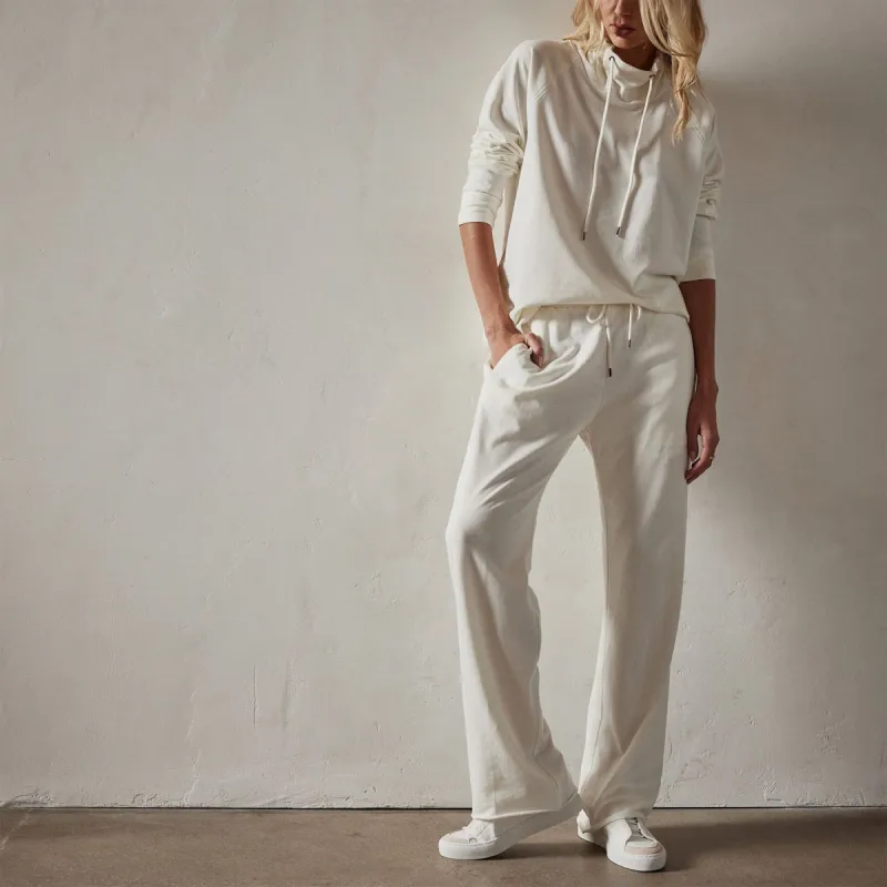 Recycled Feather Weight Terry Sweatpant - Everest White sold by James Perse