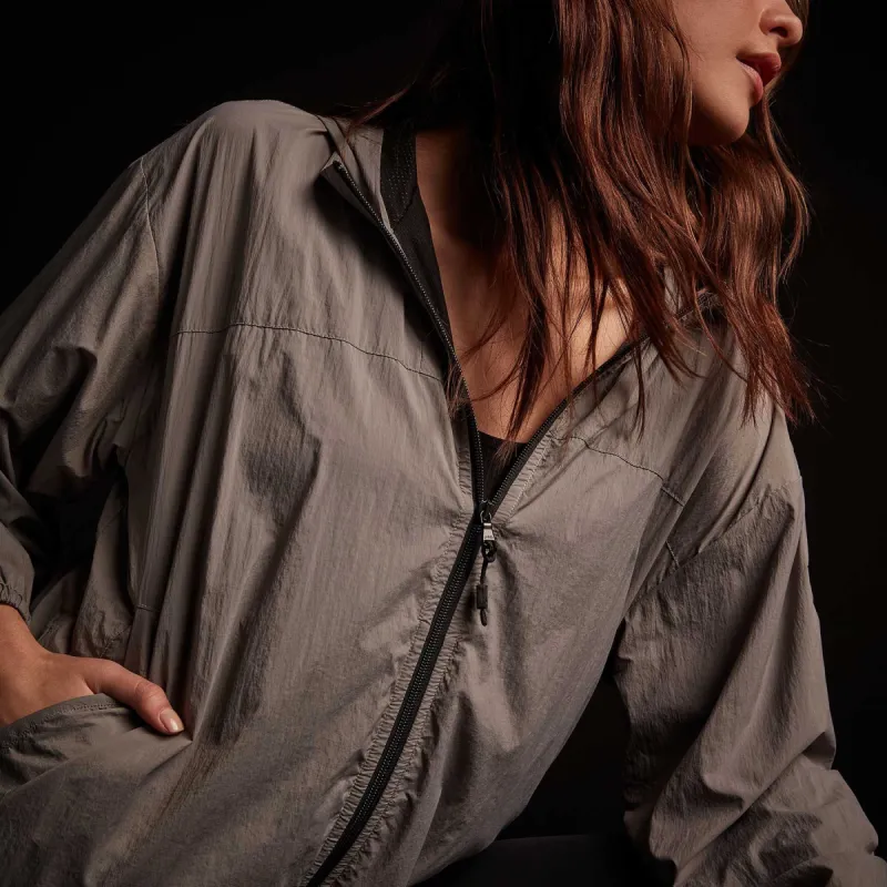 Oversized Full Zip Parka - Ash Grey sold by James Perse