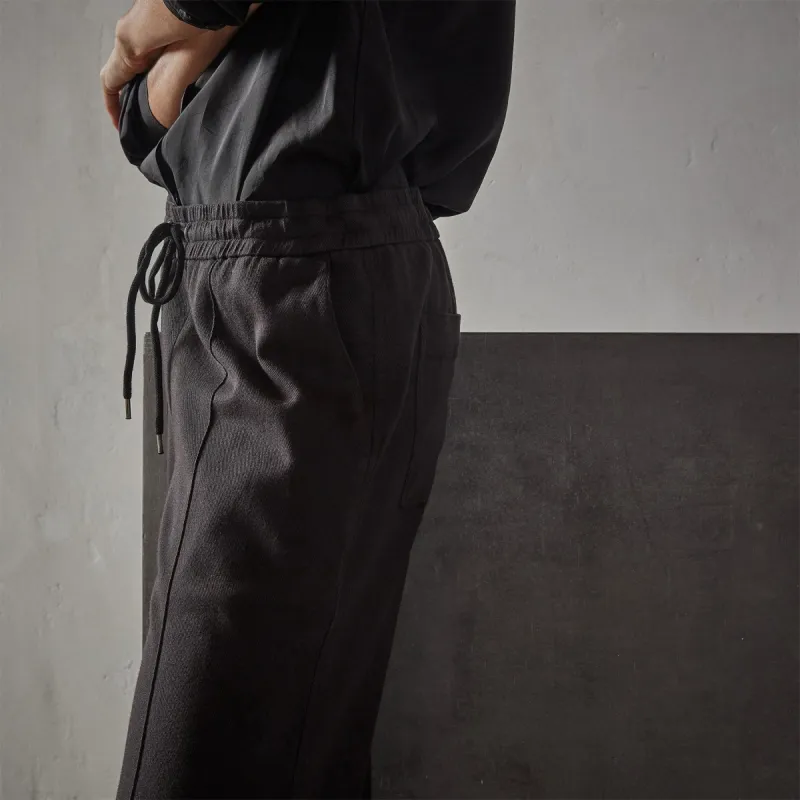 Relaxed Twill Pant - Black sold by James Perse