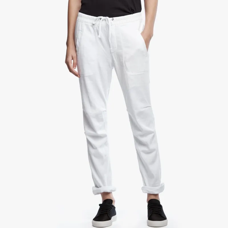 Soft Drape Utility Pant - White sold by James Perse