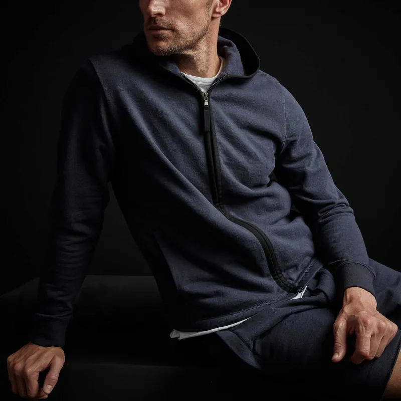 French Terry Zip Jacket - Titan sold by James Perse