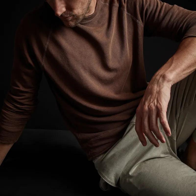 Vintage French Terry Sweatshirt - Malt Pigment sold by James Perse