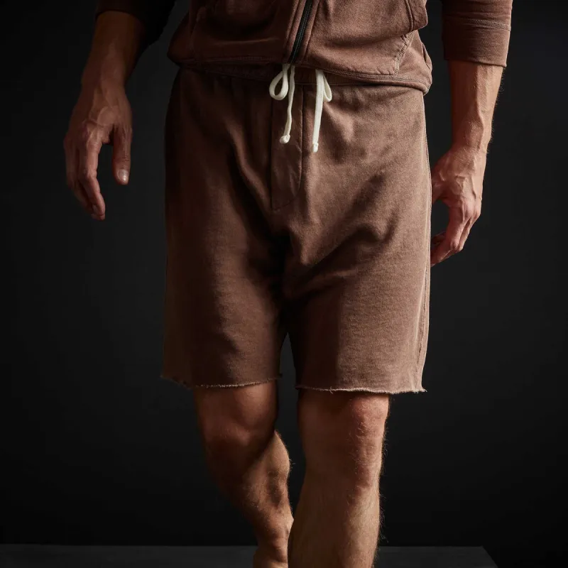 Vintage French Terry Contrast Waist Short - Malt Pigment sold by James Perse