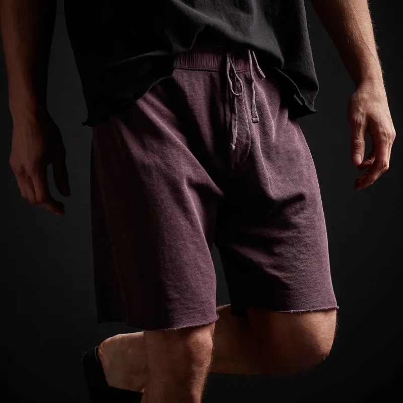 Vintage French Terry Contrast Waist Short - Napa Pigment sold by James Perse