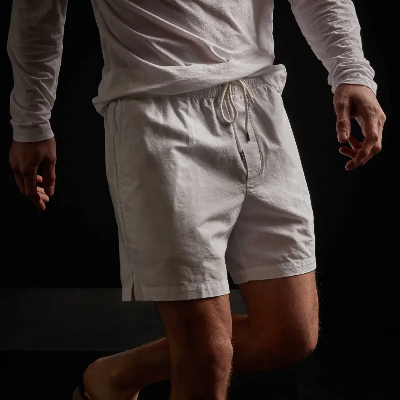 Cotton Oxford Short - White sold by James Perse