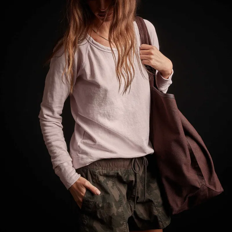 Vintage French Terry Sweatshirt - Ballerina Pigment sold by James Perse