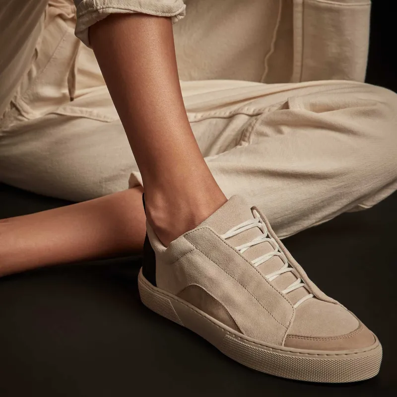 Women's Solstice Skate Sneaker - Lamb sold by James Perse