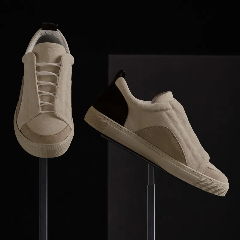 Men's Solstice Skate Sneaker - Lamb sold by James Perse