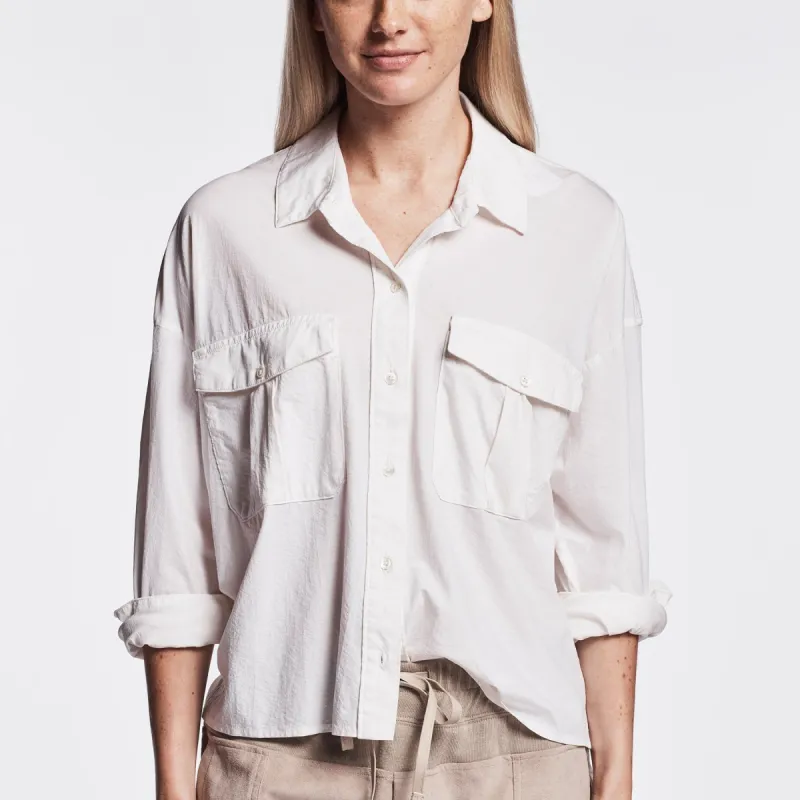 Paper Jersey Shirt - White sold by James Perse