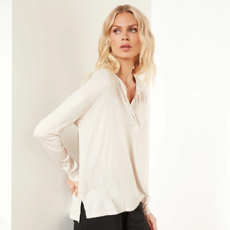 Elevated Jersey Shirt - Cirrus made by James Perse