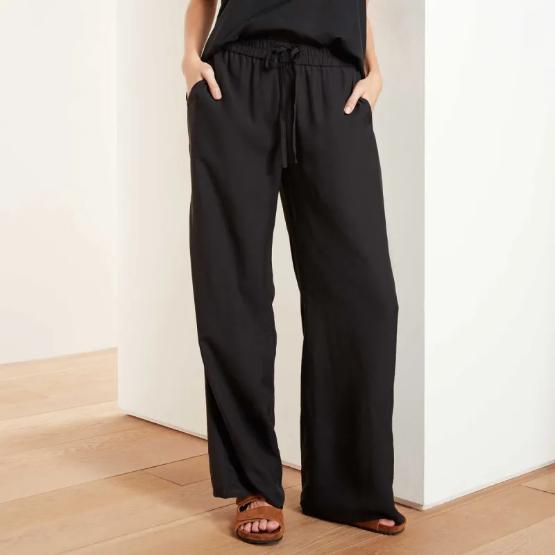 Matte Cupro Pant - Black sold by James Perse