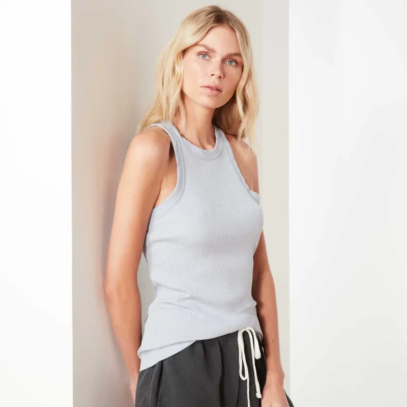 Rib Cut Away Tank - Aura sold by James Perse
