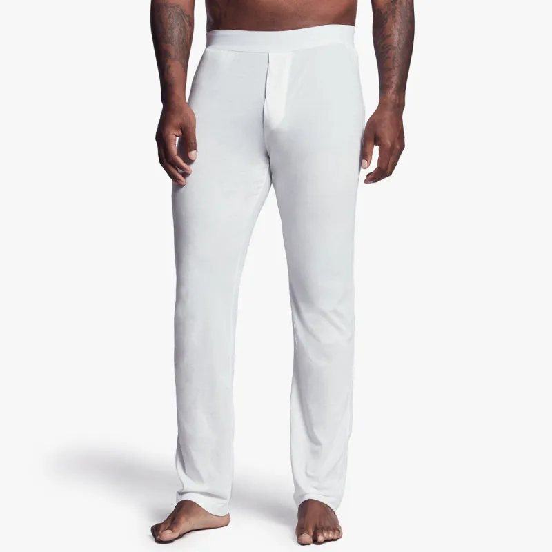 Luxe Lotus Jersey Lounge Pant - White sold by James Perse