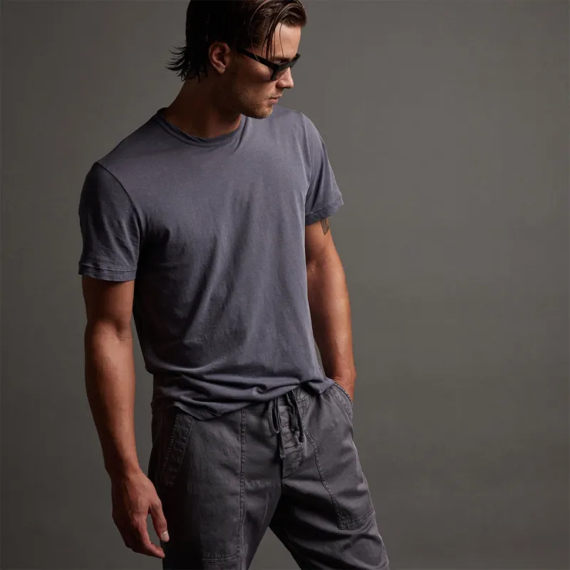 Clear Jersey Crew - Flannel Pigment sold by James Perse