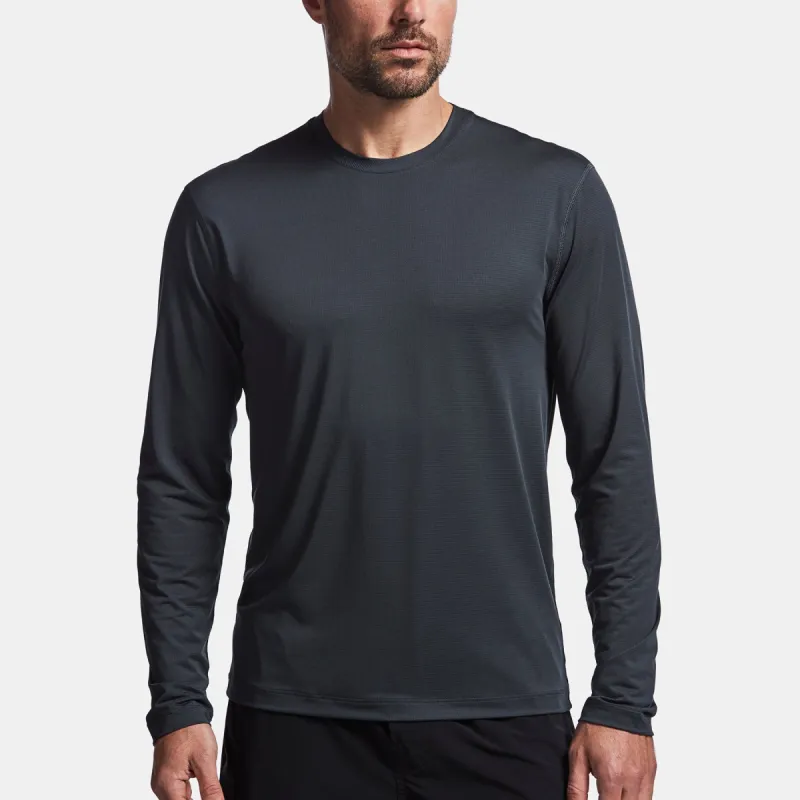 Y/OSEMITE Perforated Performance Crew - Peacock sold by James Perse