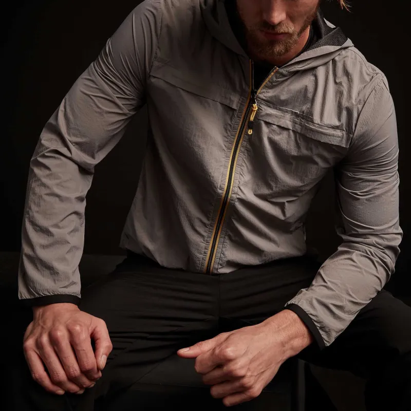 Y/OSEMITE Nylon Windbreaker - Ash Grey sold by James Perse