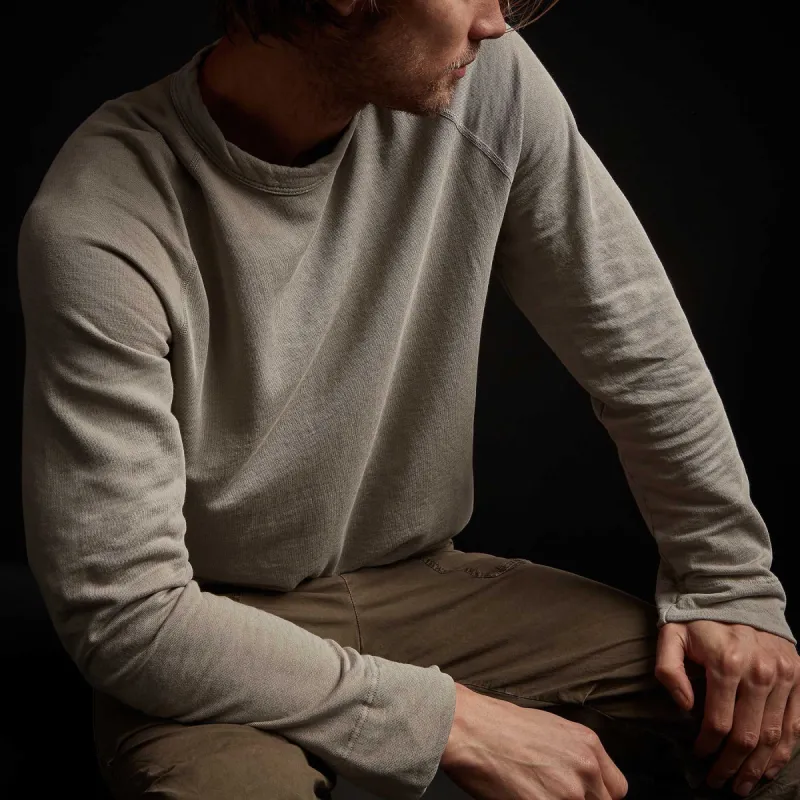 Vintage French Terry Sweatshirt - Mineral Pigment sold by James Perse