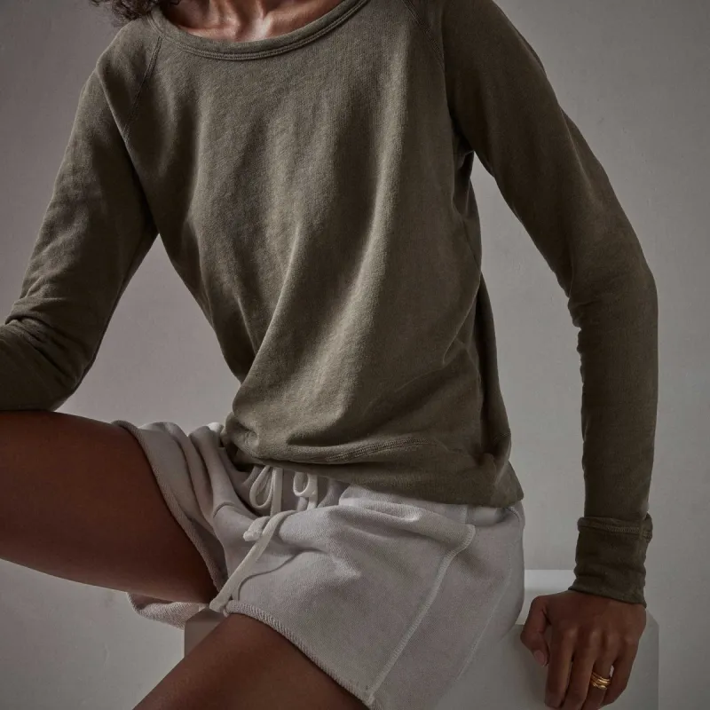 Vintage French Terry Sweatshirt - Old Whiskey Pigment sold by James Perse