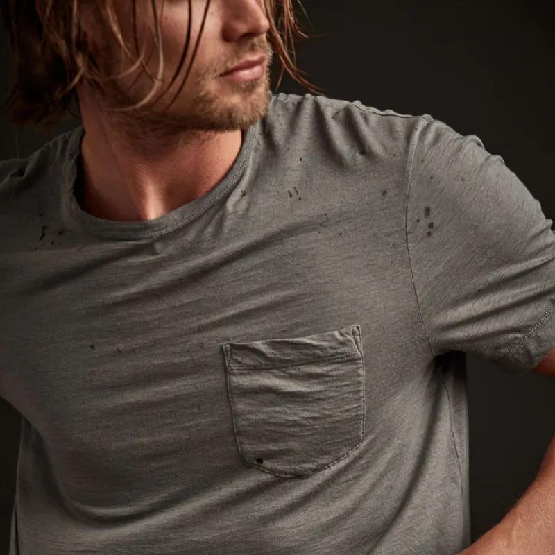 Recycled Lotus Jersey Pocket Tee - Amazon made by James Perse