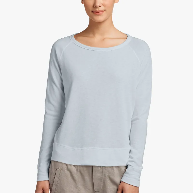 Vintage French Terry Sweatshirt - Ice Blue Pigment sold by James Perse