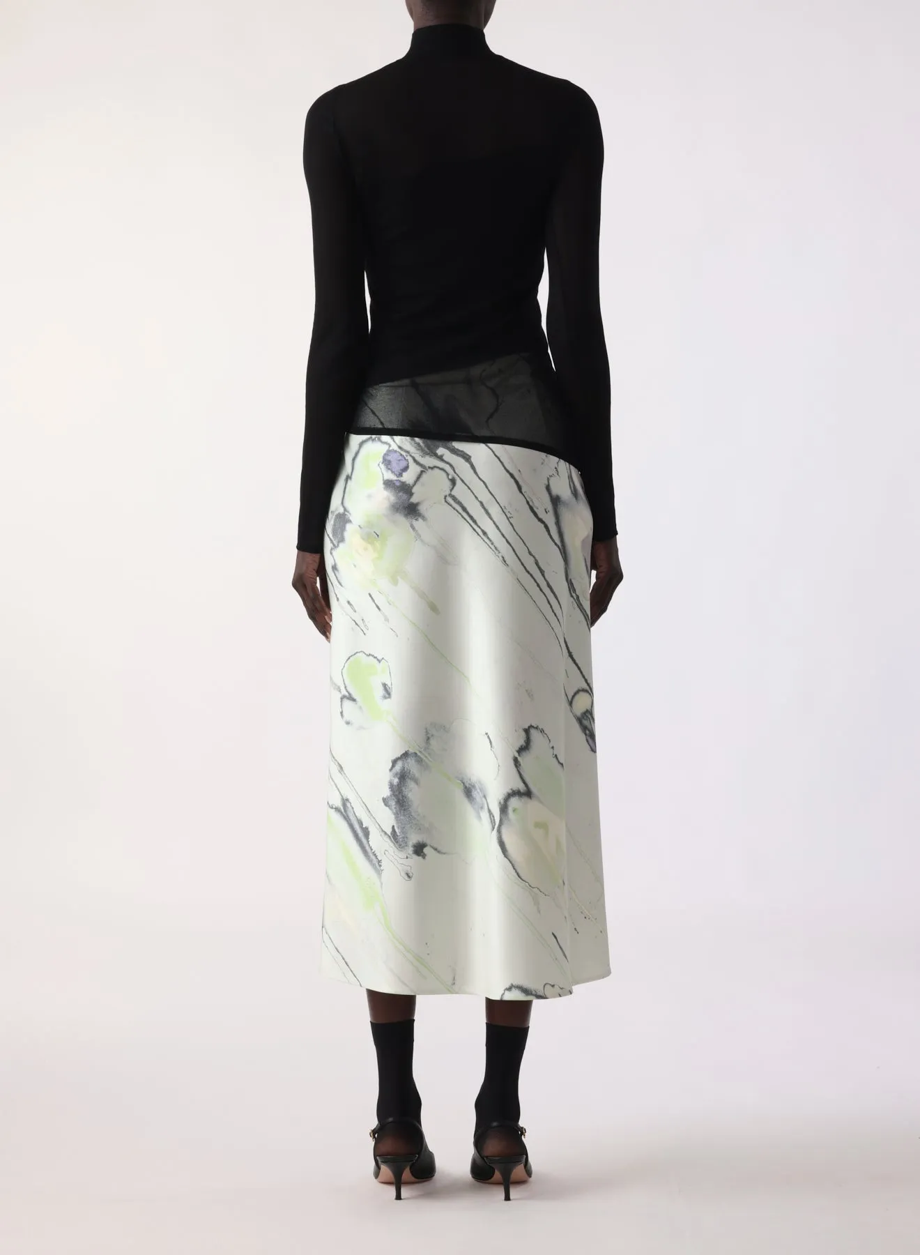 SHEER COMBO MERINO KNIT TURTLENECK sold by Jason Wu product image thumbnail 4